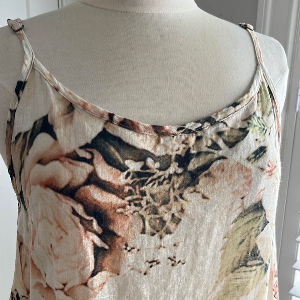 Krista Larson long pinwheel slip dress